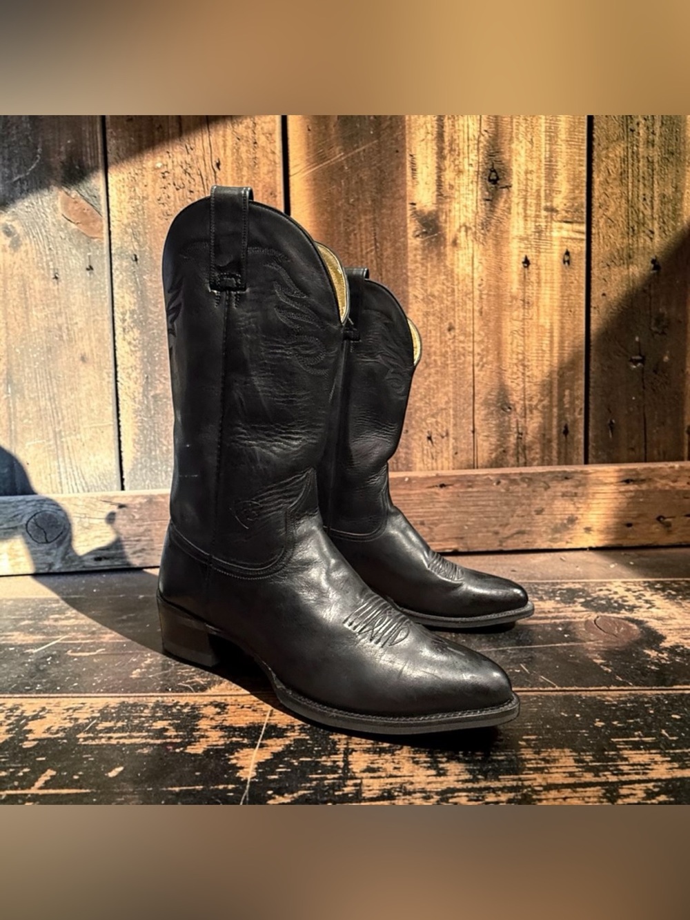 ARIAT WOMEN'S BLACK WESTERN BOOTS - COWGIRL SIZE 9.5